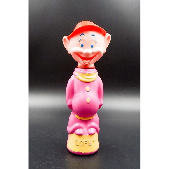 Soaky Bubble Bath Bottle Dopey Snow White Seven Dwarfs Walt Disney - Picture 1 of 9